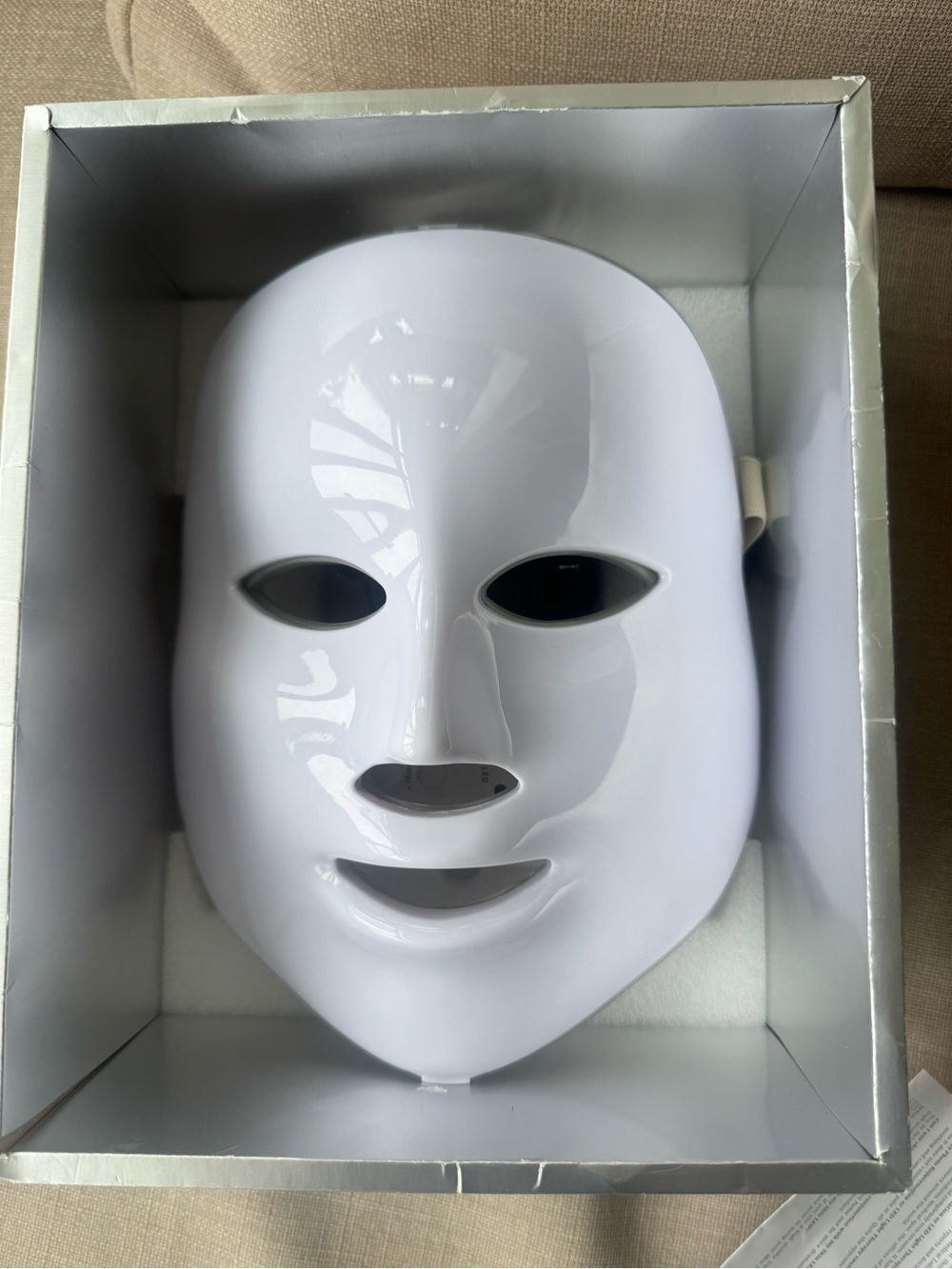 White LED Facial Mask Light Therapy Mask